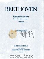 Violinkonzert D-dur·D major·Ré majeur Opus.61 Dirigierpartit     PDF电子版封面    Beethoven and Herausgegeben vo 