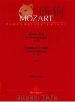 Konzert in C für Klavier und Orchester >>Nr.21<< KV 467   1989  PDF电子版封面  0006467440  W.A.Mozart 