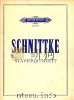 Quintett fur klavier zwei violinen viola und violoncello Nr.5791   1976  PDF电子版封面     