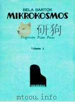 PROGRESSIVE PIANO PIECES VOLUME Ⅱ     PDF电子版封面    BELA BARTOK 