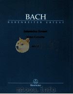 Italienisches Konzert Italian concerto BWV 971   1977  PDF电子版封面  0006499588  J.S.Bach 