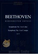 Symphonie Nr.1 in C-dur op.21 Urtext   1999  PDF电子版封面  0006204243  Beethoven 