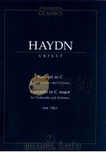 Konzert in C für Violoncello und Orchester Hob Ⅶb:1   1981  PDF电子版封面  0006202546  J.Haydn 