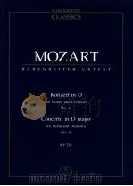 Konzert in D für Violine und Orchester >>Nr.4<< KV 218   1983  PDF电子版封面  0006202379  W.A.Mozart 