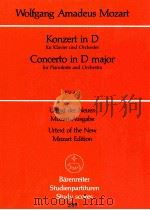 Konzert in D für Klavier und Orchester KV 451 Urtext der Neuen   1975  PDF电子版封面     