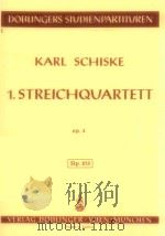 1.Streichquartett op.4 stp.255   1972  PDF电子版封面    Karl Schiske 