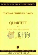 Quartett fur Oboe Violine Viola und Violoncello Stp.530   1984  PDF电子版封面     