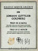 Trio in G-moll fur zwei violinen und basso continuo（1958 PDF版）