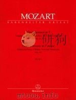 Klavierkonzert in F Ausgabe für Klavier 2 Violinen Viola und violoncello kv413（1976 PDF版）