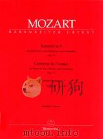 Konzart in F für drei bzw zwei Klaviere und  Orchester KV242   1972  PDF电子版封面  0006470419  W.A.Mozart 