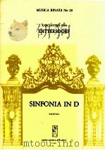 Dittersdorf Sinfonia in D Partitura   1981  PDF电子版封面    Dittersdorf 
