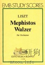 Liszt Mephistos Walzer für Orchester   1974  PDF电子版封面    Liszt 