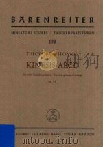 Kinesis ABCD fur zwei Streichergruppen/for two groups of strings op.31     PDF电子版封面     