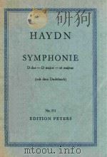 Symphonie D dur-D majeur-re majeur nr.104（ PDF版）