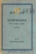 Symphonie D dur-D majeur-re majeur(Die Uhr) nr.532     PDF电子版封面    Haydn Joseph 