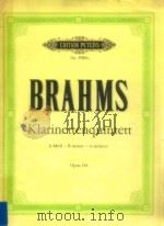 Klarinettenquintett h-Moll-B minor-si mineur Opus 115   1925  PDF电子版封面    BRAHMS 