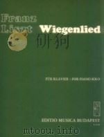 Wigenlied Chant du Berceau fur Klavier-for Piano Solo   1978  PDF电子版封面    Franz Liszt 