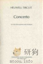 Concerto for solo percussionist and orchestra   1975  PDF电子版封面    Tircuit Heuwell. 