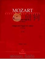 Adagio and Fuge in c fur Streicher KV 546 Partitur   1978  PDF电子版封面  0006469666   