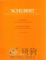 Trio in Es für Klavier Violine und Violoncello op.100-D 929（1975 PDF版）