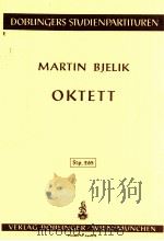 oktett Stp.265   1971  PDF电子版封面    Marin Bjelik 