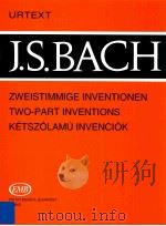 Two-Part Inventions BWV 772-786   1972  PDF电子版封面    J.S.Bach 