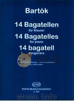 14 Bagatellen für Klavier Z.934（1998 PDF版）