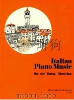 Italian Piano Music for the Young Musician Z.7353   1974  PDF电子版封面    István Máriássy 