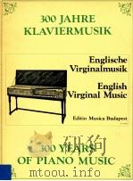 Englische Virginalmusik（1981 PDF版）