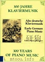 Alte deutsche Klaviermusik   1981  PDF电子版封面    Hambalkó Edit 