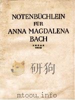 Notenbuchlein fur Anna Magdalena Bach 1725（1983 PDF版）