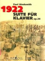 1922 Suite fur Klavier opus 26   1922  PDF电子版封面  0001034661  Paul Hindemith 