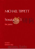 Sonata No.3 for piano EDITION 11162   1975  PDF电子版封面     