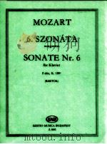 Mozart 6.Sonáta zongorára F-dúr K.189e   1912  PDF电子版封面    Mozart 