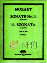 Mozart Sonate Nr.11 für Klavier C-dúr K.284b   1912  PDF电子版封面    Mozart 