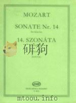 Mozart Sonate Nr.14 für Klavier D-dur K.576   1912  PDF电子版封面    Mozart 
