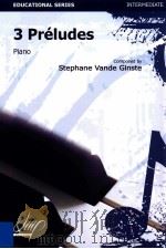 3 Preludes piano Intermediate   1994  PDF电子版封面     