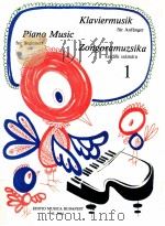 Piano Music for Beginners 1 Z.5910   1969  PDF电子版封面  0080059104  Szavai Magda 