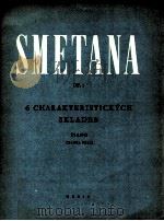6 Charakteristickych Skladeb Piano op.1   1951  PDF电子版封面     