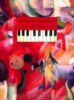 B?renreiter Piano Album Frühe Moderne Early 20th Century Les premodernes（1994 PDF版）