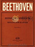 Beethoven Zongorazonára op.49.No.2   1959  PDF电子版封面    Beethoven 