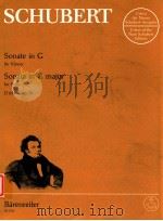 Sonate in G für Klavier D 954-op.78   1994  PDF电子版封面     