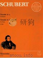 Sonate in C für Klavier D 958   1995  PDF电子版封面     