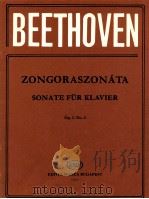 Beethoven Zongaszonáta Op.2.No.2   1959  PDF电子版封面    Beethoven 
