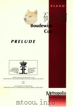 Prelude piano   1998  PDF电子版封面    Cox Boudewijn 