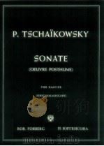 Sonate(Oeuvre Posthume) fur Klavier(Originalausgabe)（ PDF版）