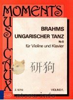 Ungarische Tanz Nr.5 für Violine und Klavier Z.13713   1990  PDF电子版封面     
