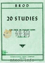 20 studies for oboe or English Horn   1974  PDF电子版封面    Thomas Stacy 