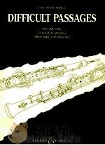 990 difficult passages from the symphonic repertoire for oboe and cor anglais VOLUME 1   1958  PDF电子版封面  0060022920   