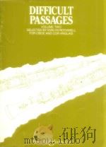 990 difficult passages from the symphonic repertoire for oboE and cor anglais VOLUME 2   1953  PDF电子版封面  0060022937   